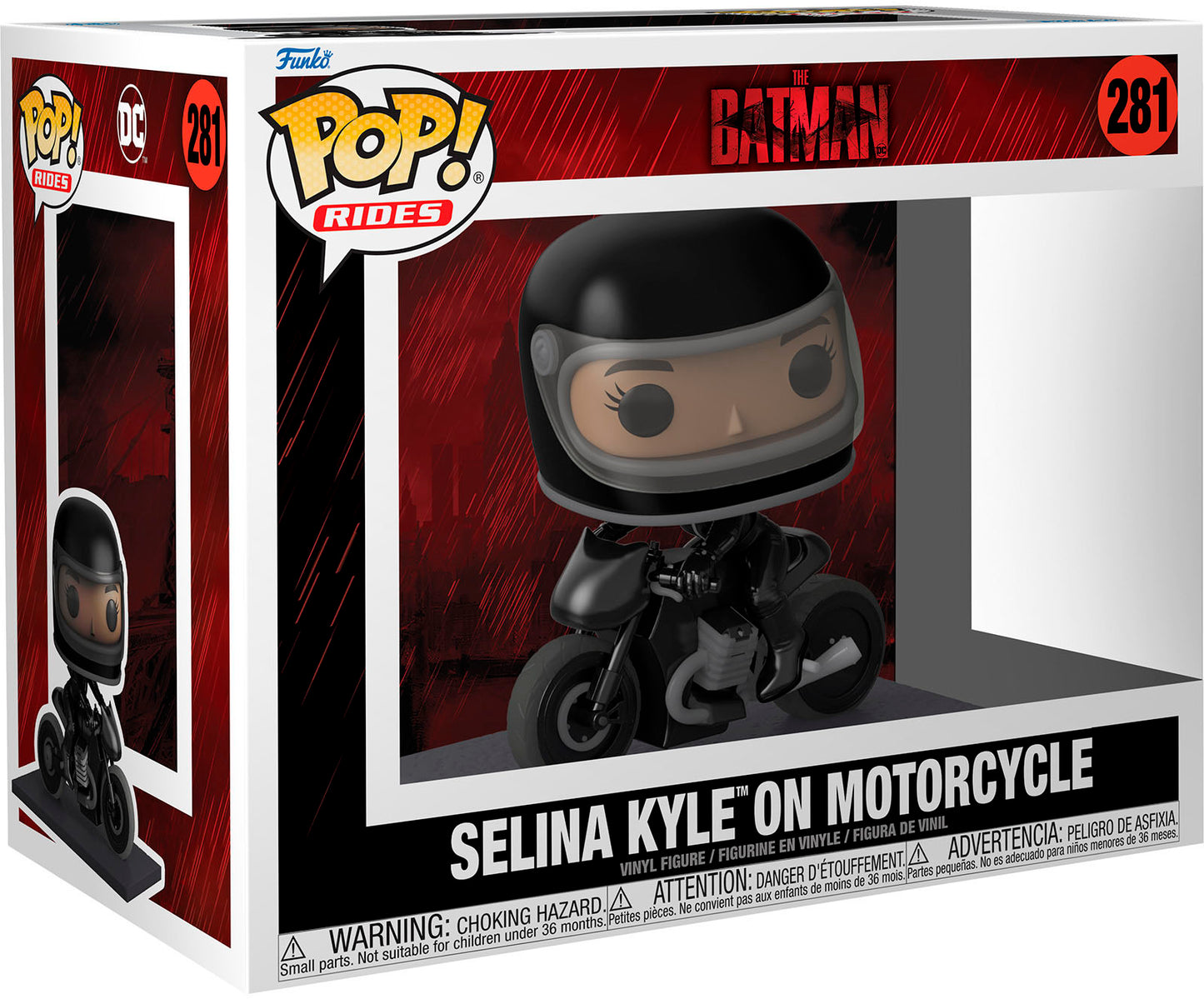 Selina Kyle on Motorcycle (The Batman 2022) DC Comics  Funko Pop! Rides