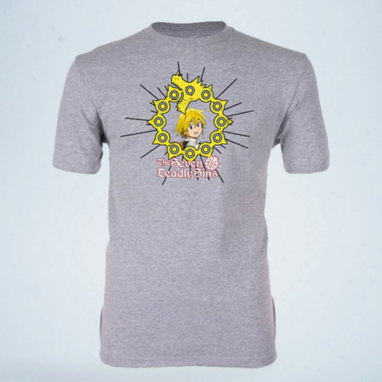 Load image into Gallery viewer, Meliodas (The Seven Deadly Sins) Gray Shirt
