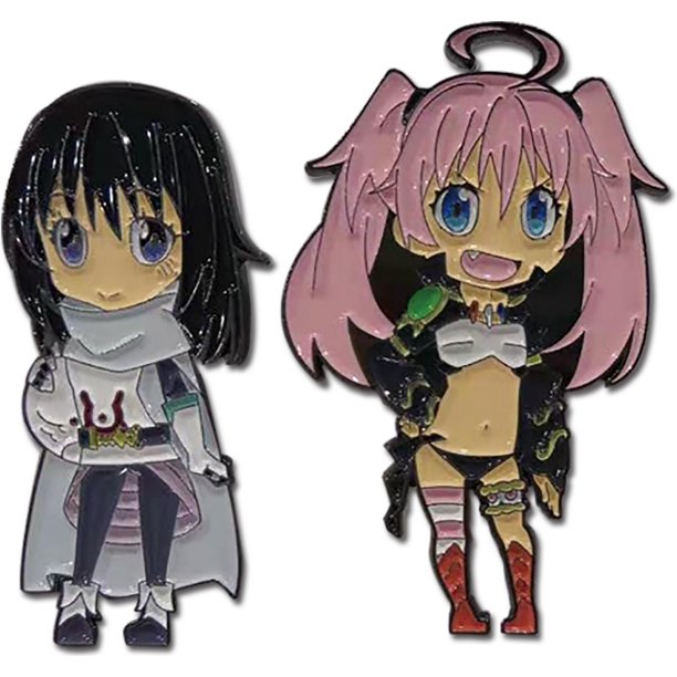 Load image into Gallery viewer, Shizu and Milim (That Time I Got Reincarnated As a Slime) Enamel Pin Set
