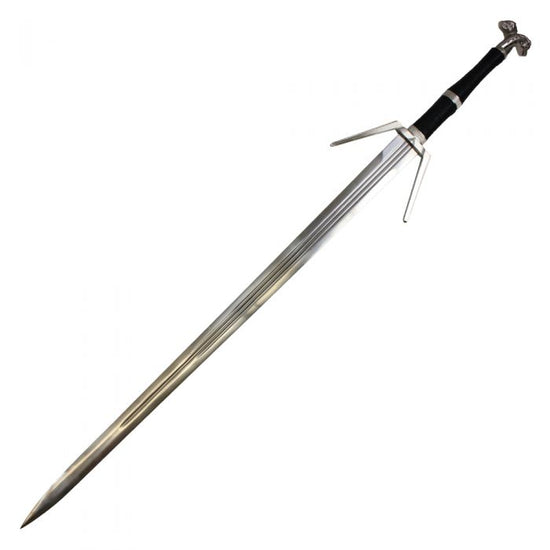 Geralt's Silver Witcher Sword Steel Replica