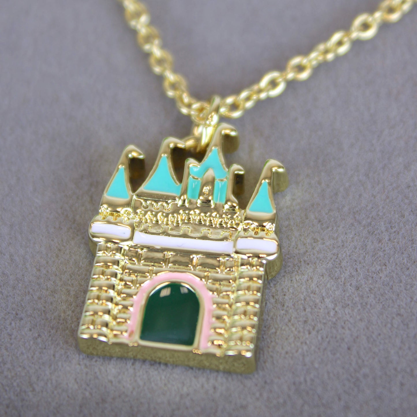 Sleeping Beauty Castle Necklace