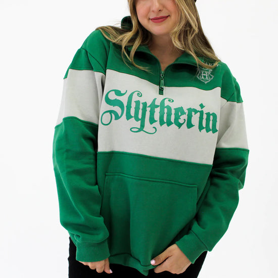Load image into Gallery viewer, Slytherin (Harry Potter) Pullover Sweater by Cakeworthy
