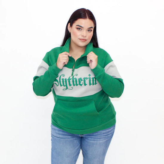 Load image into Gallery viewer, *Clearance* Slytherin (Harry Potter) Pullover Sweater by Cakeworthy
