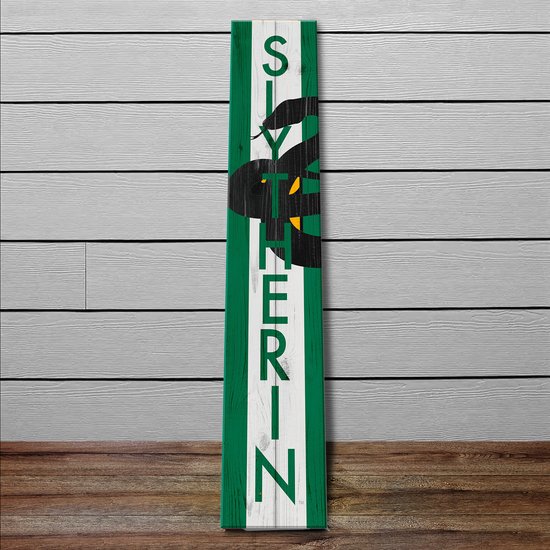 Load image into Gallery viewer, Slytherin Hogwarts House (Harry Potter) 40&amp;quot; Porch Sign
