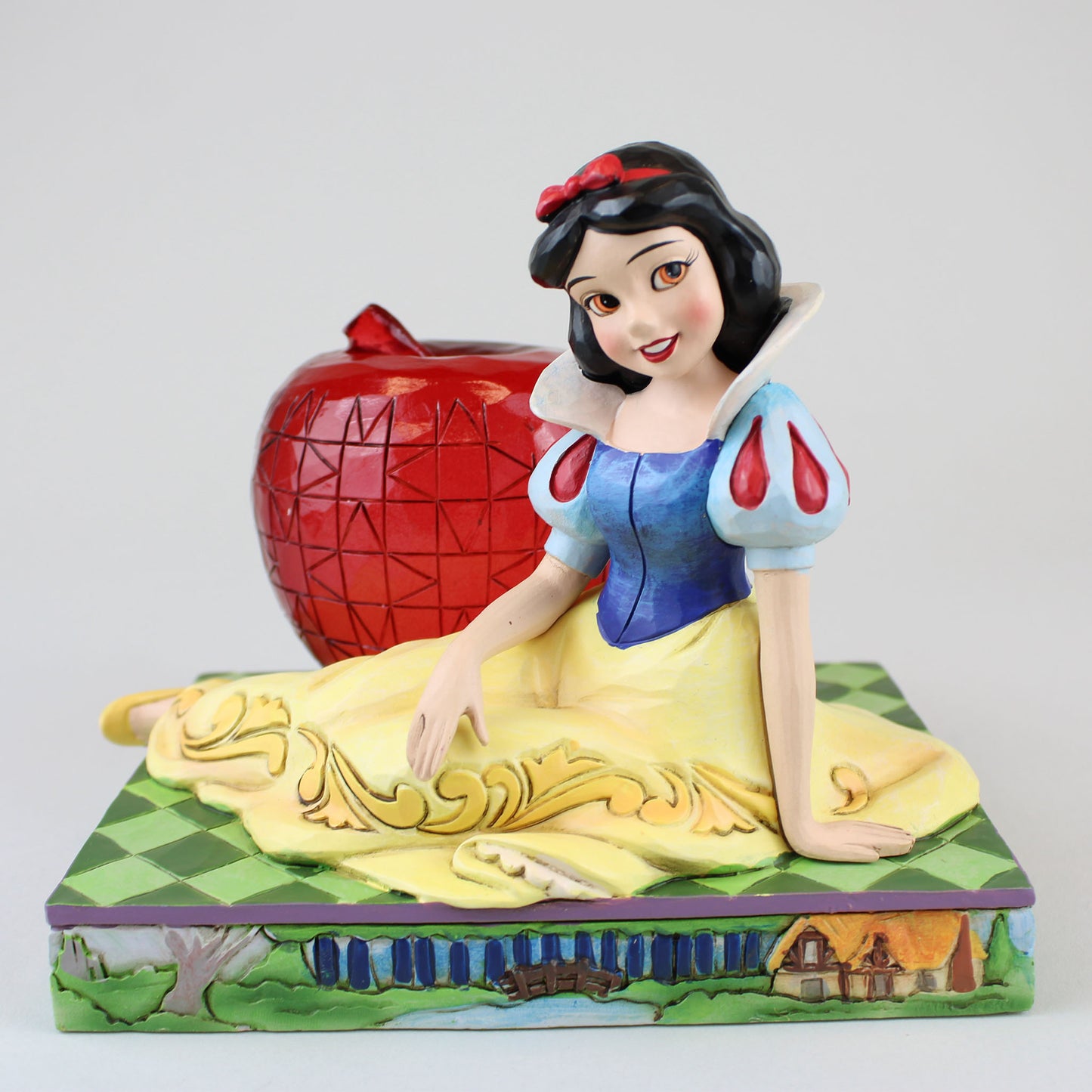 Snow White and Apple A Tempting Offer Jim Shore Disney Traditions St –  Collector's Outpost