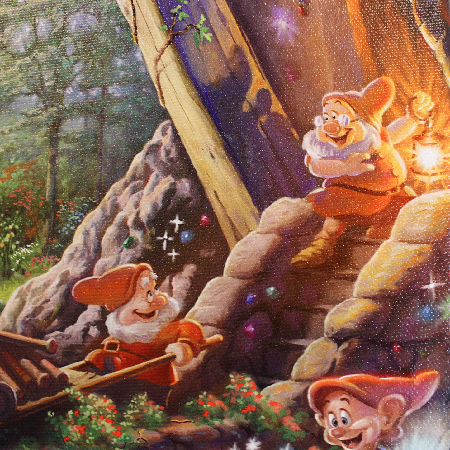 Snow White and the Seven Dwarfs (Disney) Wrapped Canvas Art Print
