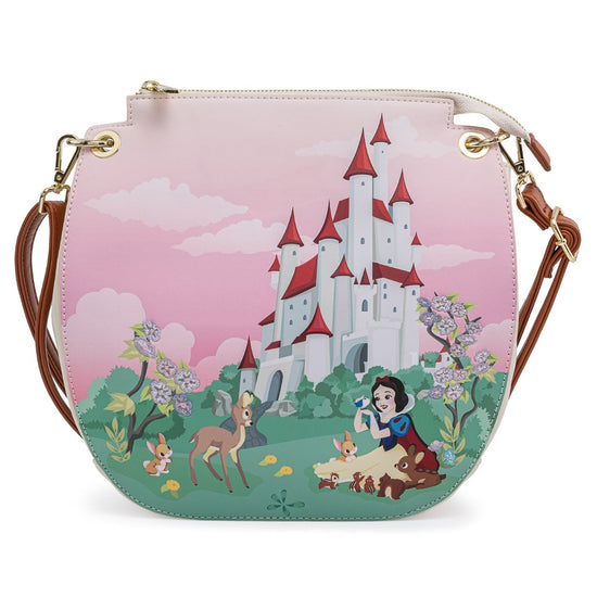 Load image into Gallery viewer, Snow White Disney Castle Collection Crossbody Purse by Loungefly
