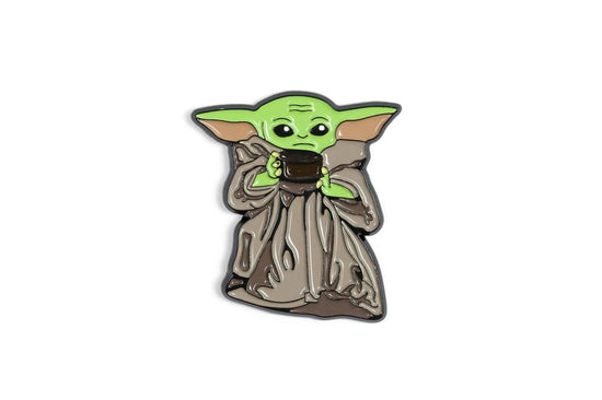 Grogu with Cup of Soup (Star Wars: The Mandalorian) Enamel Pin