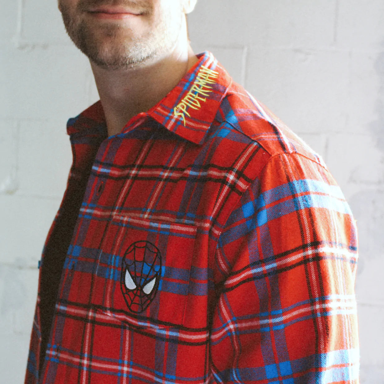 Spider-Man Flannel Shirt by Cakeworthy
