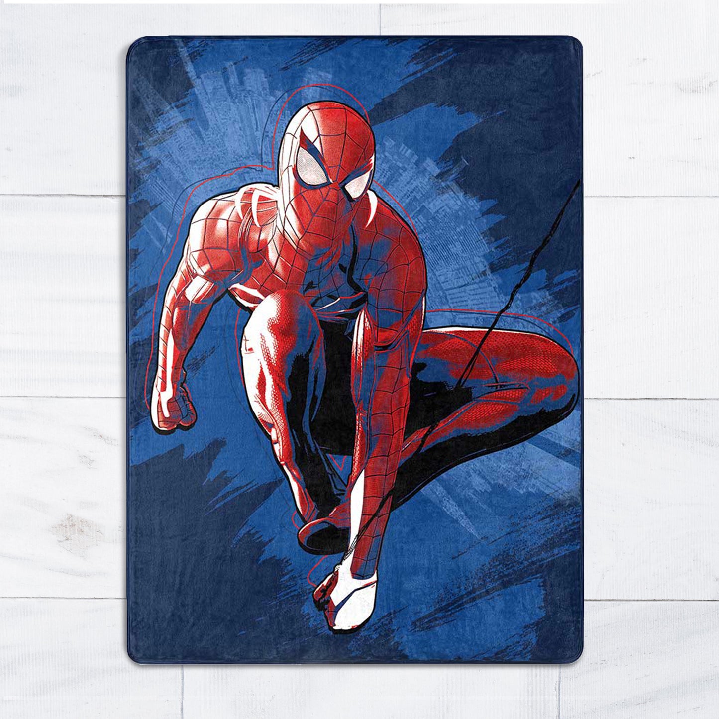 Load image into Gallery viewer, Spider-Man &amp;quot;Spidey Splash&amp;quot; Silk Touch Marvel Throw Blanket
