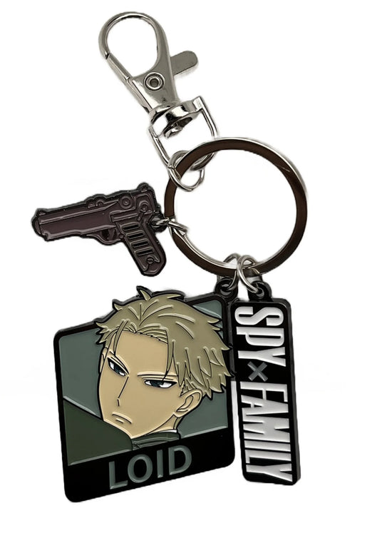Load image into Gallery viewer, Loid Forger (Spy x Family) Enamel Keychain
