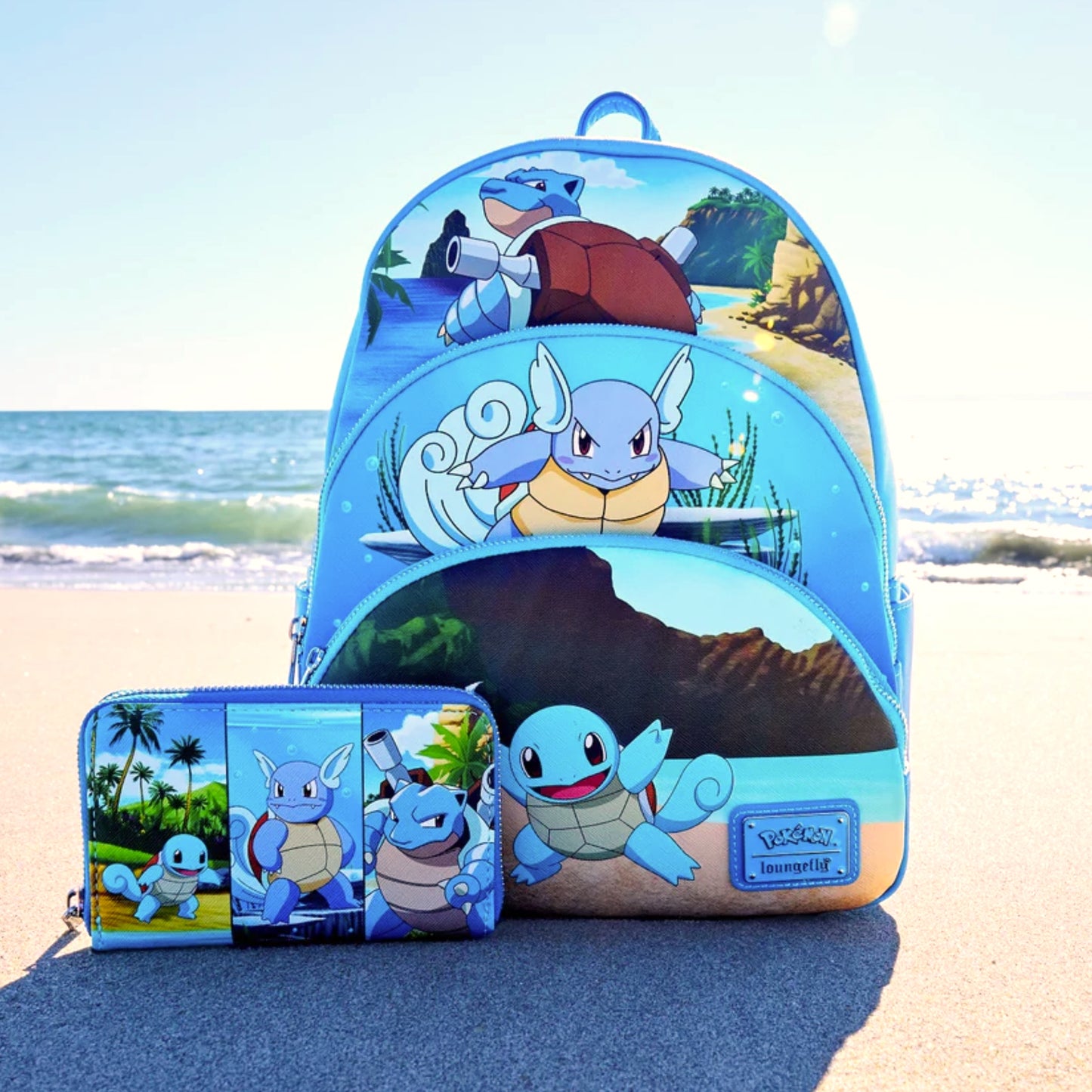 Squirtle Evolution (Pokemon) Zip-Around Wallet by Loungefly