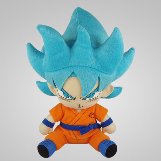 Load image into Gallery viewer, Goku Super Saiyan Blue (Dragon Ball Z)  7&amp;quot; Sitting Plush

