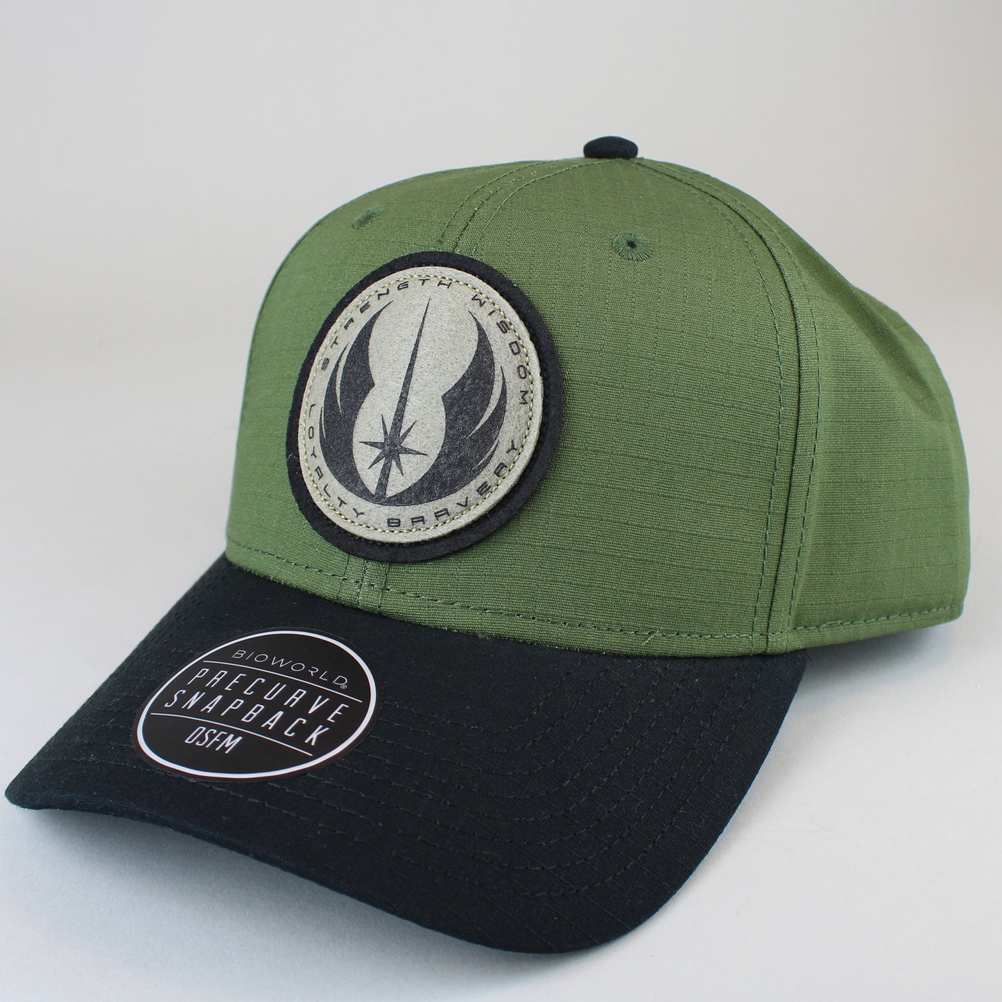 Load image into Gallery viewer, Jedi &amp;quot;Heroes of the Force&amp;quot; (Star Wars) Embroidered Patch Snapback Hat

