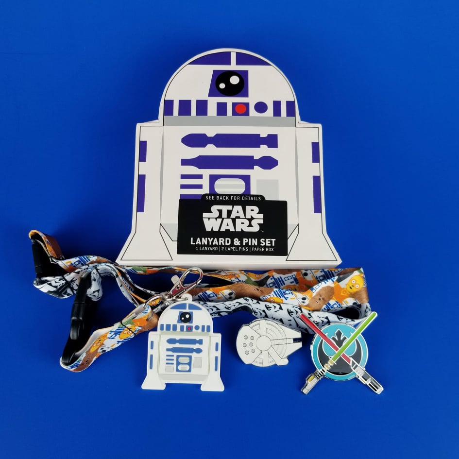 Rebels & Droids Star Wars Lanyard With 2 Enamel Pins Boxed Set