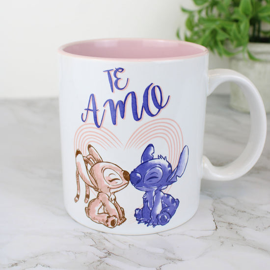 Stitch & Angel "Te Amo" (Lilo & Stitch) Disney 20oz Ceramic Mug