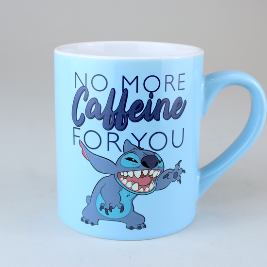 Stitch "No More Caffeine for You" (Lilo and Stitch) 14oz Disney Ceramic Mug