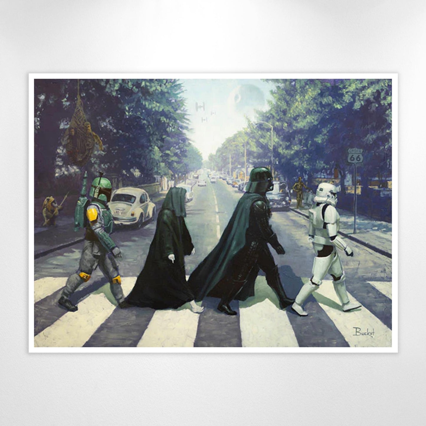 Abbey Rogue (Star Wars x The Beatles) Album Cover Parody Art Print
