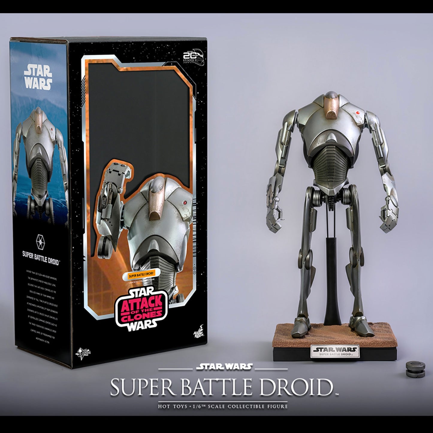 Super Battle Droid (Star Wars: Attack of the Clones) 1:6 Figure by Hot Toys