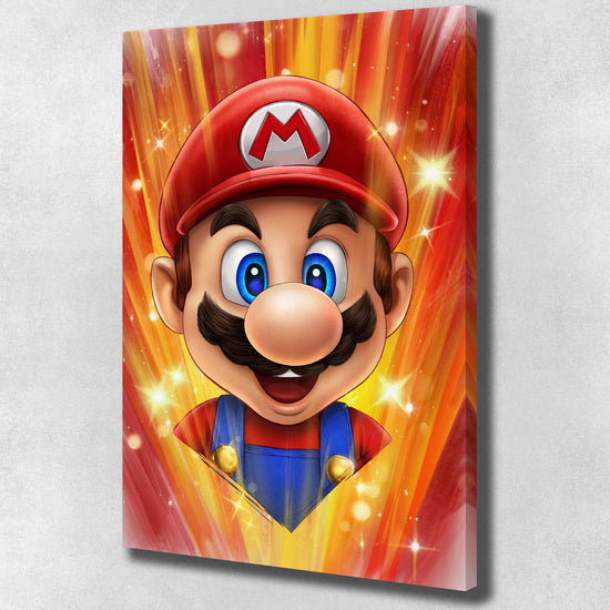 Mario "The Plumber" (Super Mario Bros) Legacy Portrait Art Print