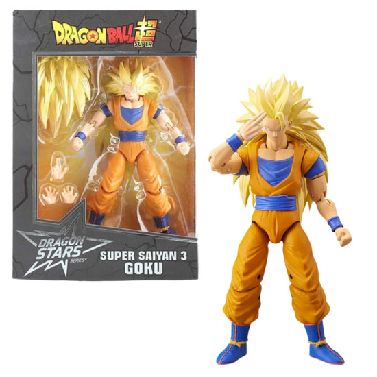 Dragon Ball Z Super Saiyan 3 Goku Dragon Stars Action Figure