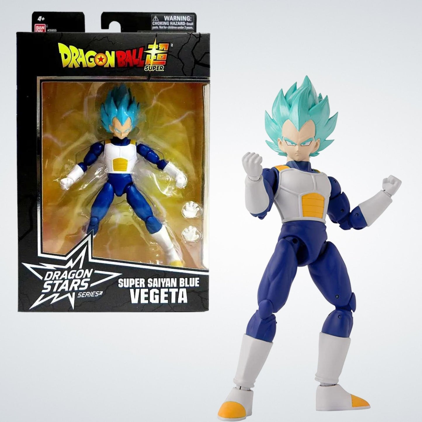 Super Saiyan Blue Vegeta Dragon Ball Stars Action Figure