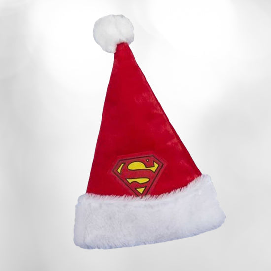 Superman Logo (DC Comics) 16-Inch Holiday Santa Hat