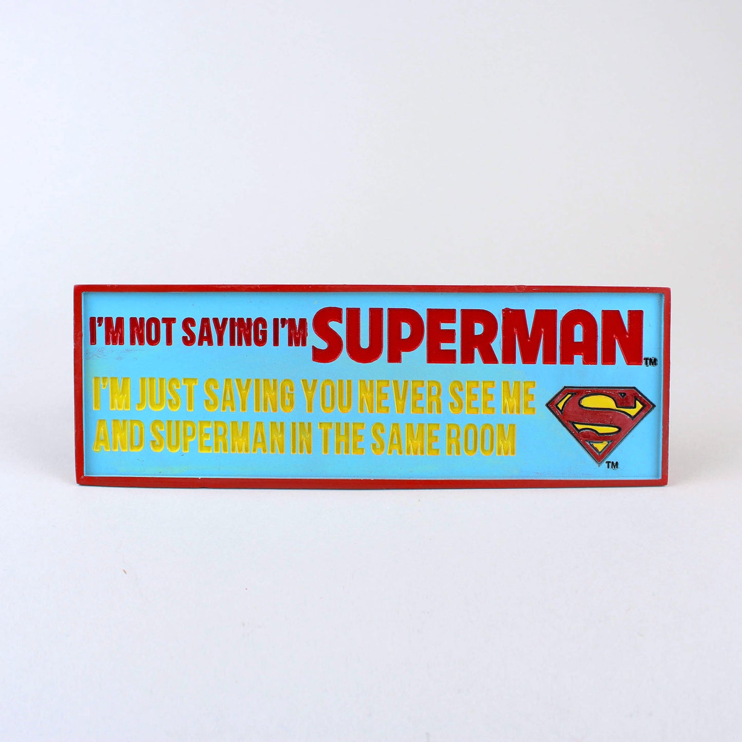 Load image into Gallery viewer, Superman Resin Desk Sign
