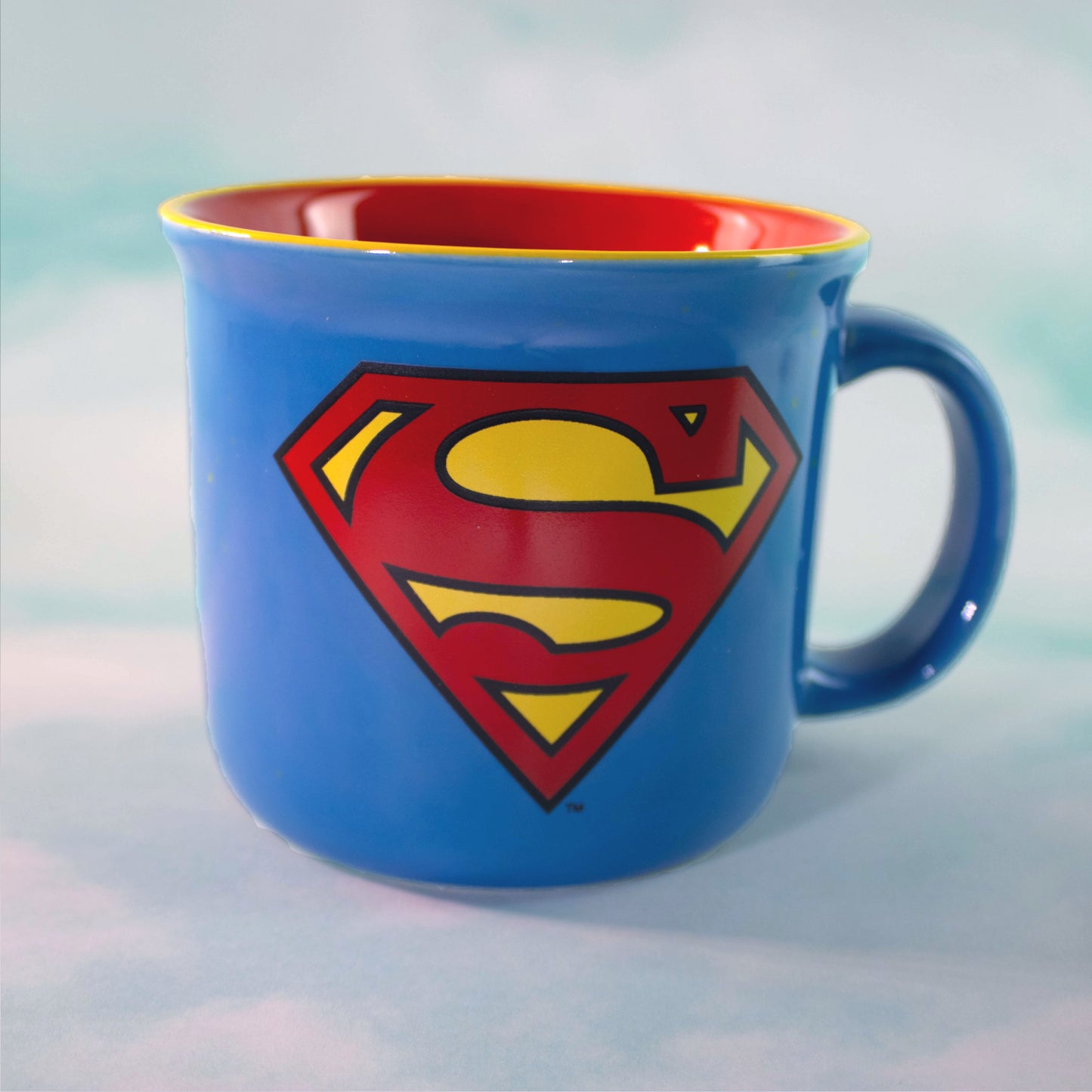 Superman Logo DC Comics 14oz Ceramic Campfire Mug