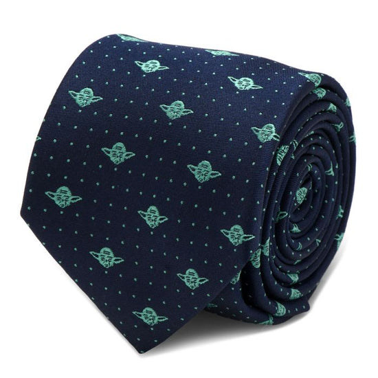 Yoda Dot (Navy & Green) Star Wars Fine Necktie