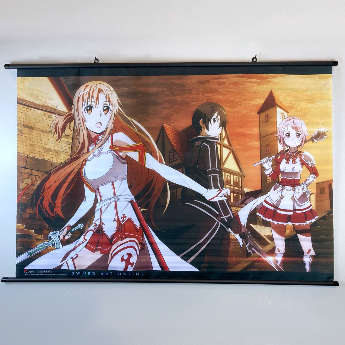 Sword Art Online Anime SAO Cartoon Characters Scroll Painting Home Decor  Anime Poster 