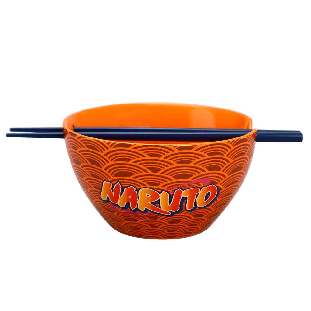 Naruto Team 7 Ceramic Ramen Bowl with Chopsticks