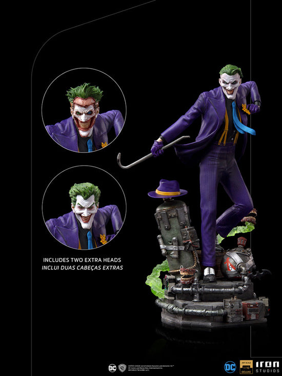 The Joker 1:10 Deluxe Scale Statue by Iron Studios