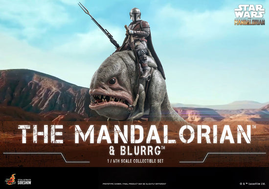 The Mandalorian & Blurrg (Star Wars: The Mandalorian) 1:6 Scale Figure Set by Hot Toys