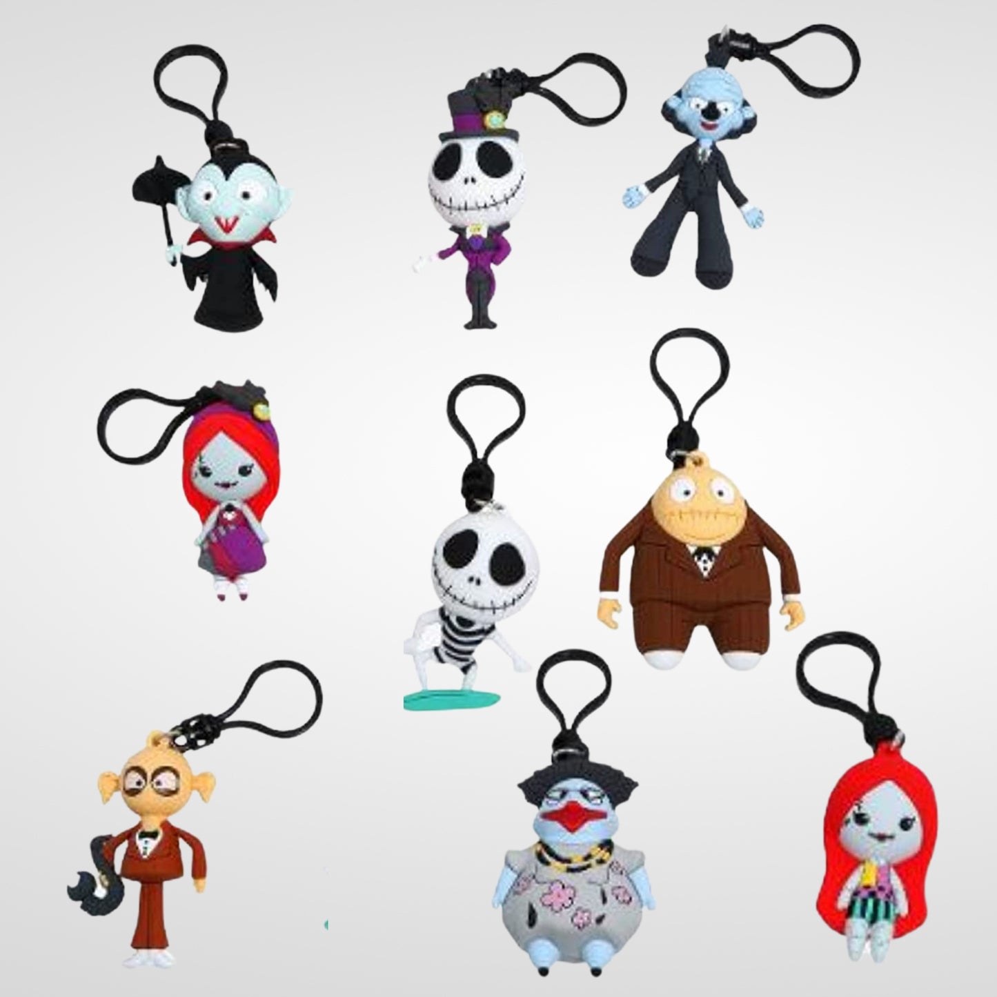 The Nightmare Before Christmas (Series 7) 3D Foam Surprise Character Keychain Clip