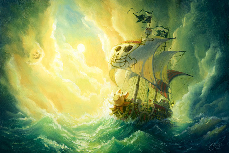 Thousand Sunny Ship One Piece Art Print