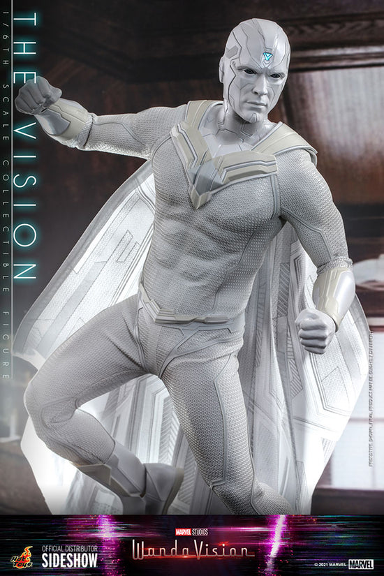 The Vision (White Vision) WandaVision Marvel 1:6 Scale Figure by Hot Toys