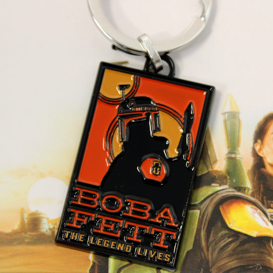 The Legend Lives Star Wars: The Book of Boba Fett Enamel Keychain