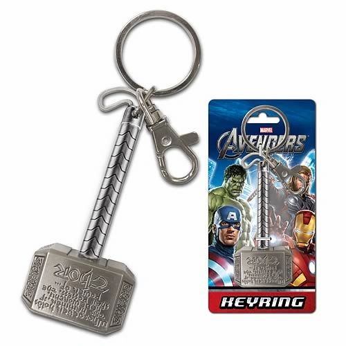 Marvel Comics Thor's Hammer Mjölnir Pewter Keychain