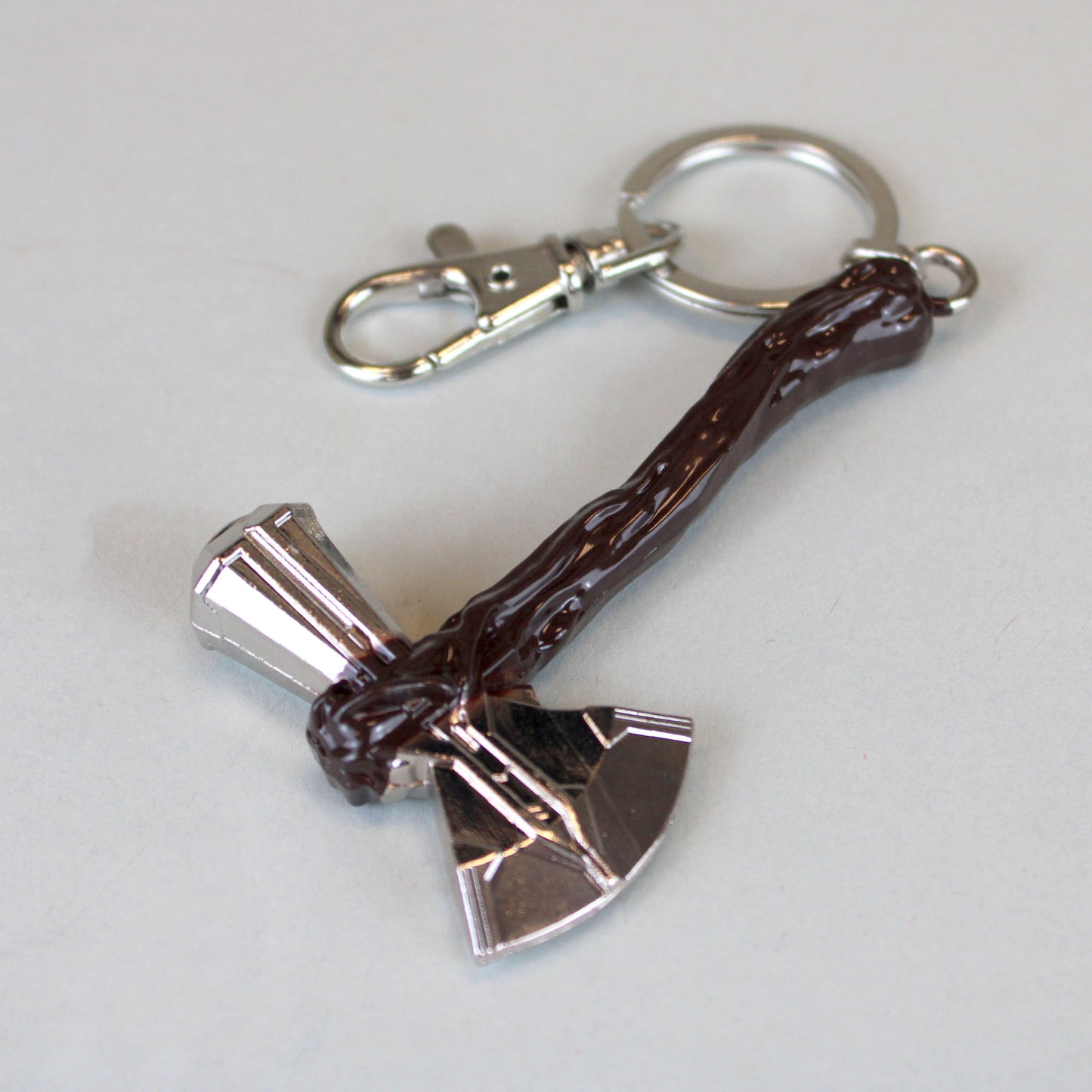 Load image into Gallery viewer, Stormbreaker Axe (Thor: Love and Thunder) Large 3D Sculpt Metal Keychain
