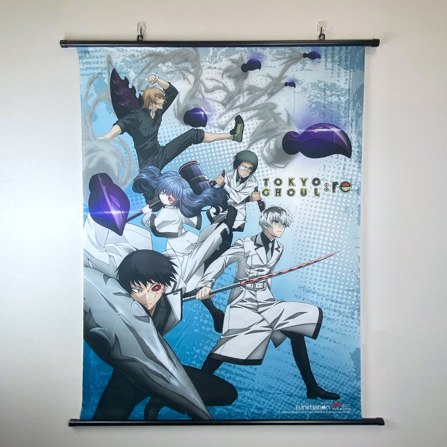 Tokyo Ghoul Kaneki Ken Japanese Anime HD Wall Art Decoration Scroll Poster