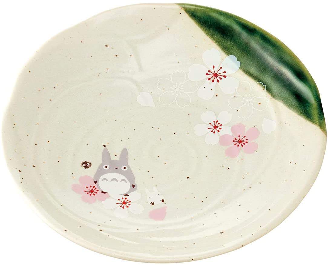 My Neighbor Totoro (Studio Ghibli) Sakura Cherry Blossom Ceramic Dinner Plate