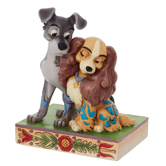 Disney Traditions Lady & The Tramp "Puppy Love" Statue by Jim Shore