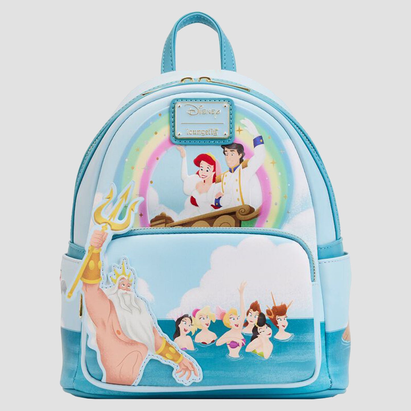Load image into Gallery viewer, Triton&amp;#39;s Gift (The Little Mermaid) Disney Mini Backpack by Loungefly
