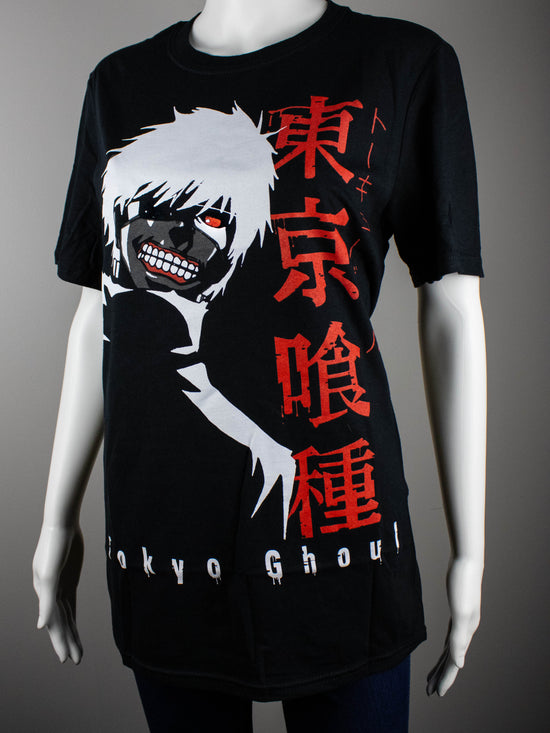 Load image into Gallery viewer, Kaneki Tokyo Ghoul Black T-Shirt
