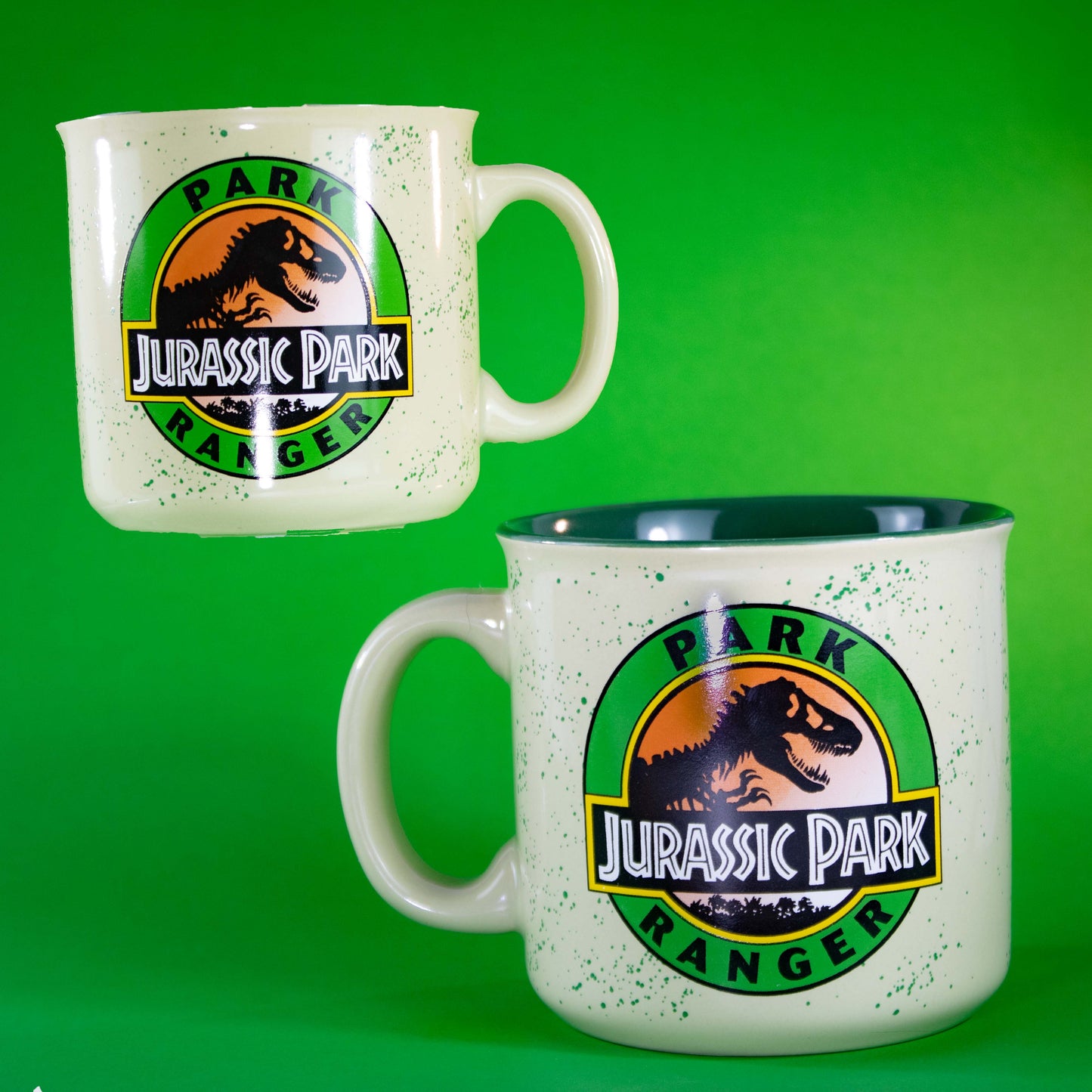 Load image into Gallery viewer, Jurassic Park Ranger 20oz Ceramic Campfire Mug
