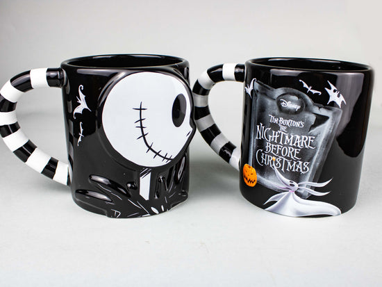 Jack & Sally Nightmare Before Christmas Gift Set of 2 Ceramic Mugs