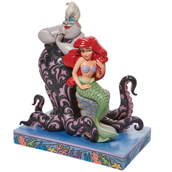 Load image into Gallery viewer, Ariel &amp;amp; Ursula &amp;quot;Wicked and Wishful&amp;quot; Jim Shore Disney Traditions Statue
