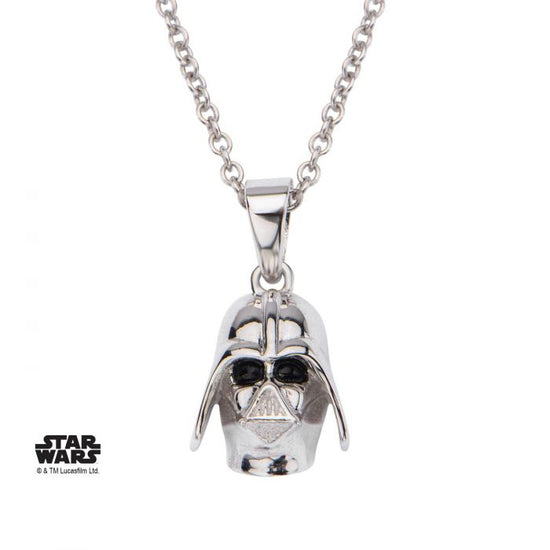 Darth Vader Helmet (Star Wars) Sterling Silver Necklace