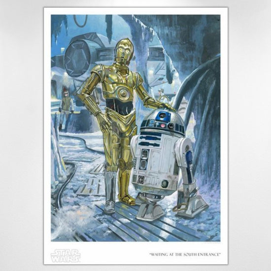 Waiting at the South Entrance (Star Wars: The Empire Strikes Back) Premium Art Print